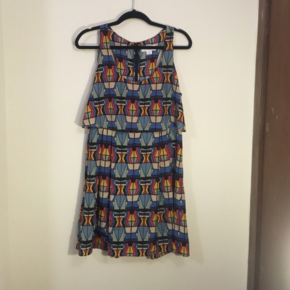 Jessica Simpson MultiColor Razor Back Sundress - Picture 3 of 4