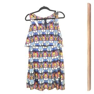 Jessica Simpson MultiColor Razor Back Sundress