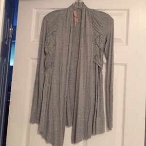 Grey cardigan