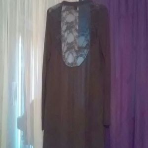 Laced Back Cardigan