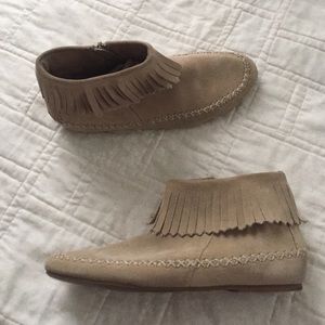 Light Brown Leather Moccasins by Decree