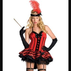 New XS 3 piece cabaret costume