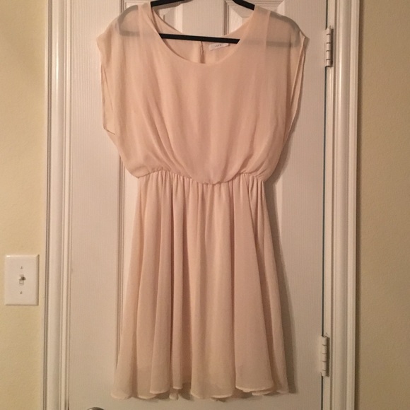 Cream colored dress