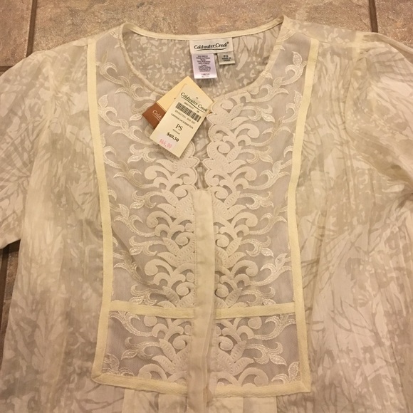 Coldwater Creek button up blouse - Picture 2 of 3