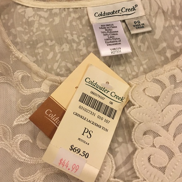 Coldwater Creek button up blouse - Picture 3 of 3