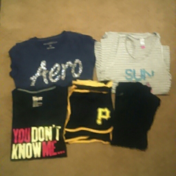 Aeropostale, 2 tank top, shorts and Nike