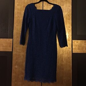 Navy lace dress