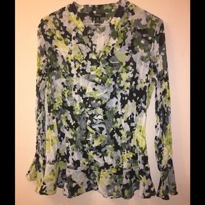 Ruffle Long Sleeve 16W