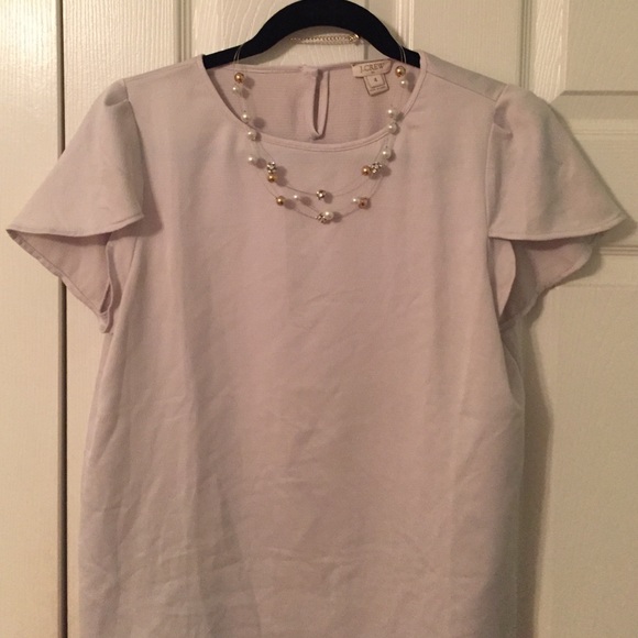 J. Crew Petal Sleeve Blouse