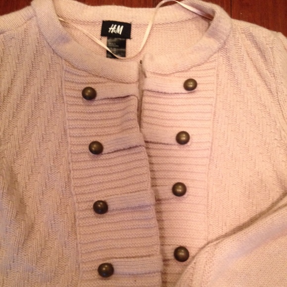 H&M military style sweater