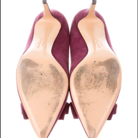 💯Ferragamo Suede Pumps - Picture 3 of 7