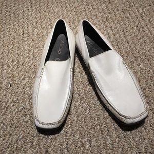 White Aldo Mens loafers