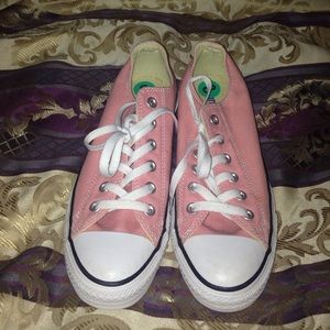 Worn Once Pink Converse Low Tops