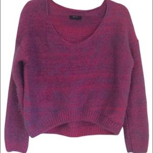 Nasty Gal Fuzzy Cropped Sweater