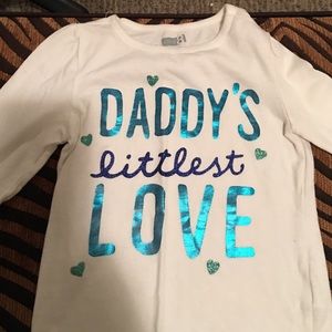 Toddler girl t-shirt and fleece old navy sweater