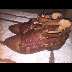 Free People Style-Nine Leather Ankle Boot
