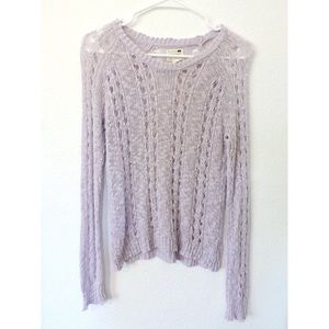 La hearts lavender sweater