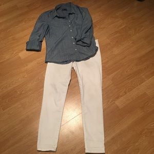 Gap 1969 White Legging Jeans - Sz 28