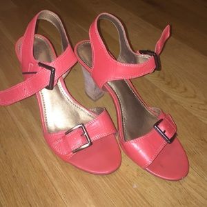 Coral sandals