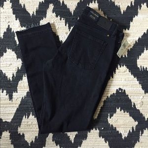 Lucky Brand Black Cropped Skinny Jeans
