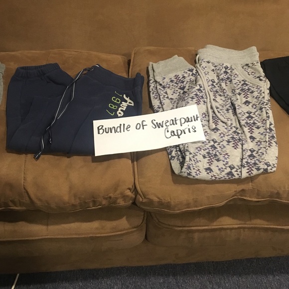 Bundle of Sweatpant Capri's!!!