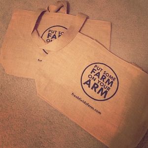 Burlap Shopping bags