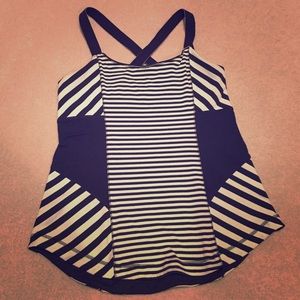 LIKE NEW Lululemon Striped Workout Tank