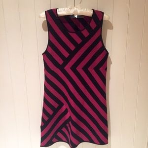 Alice + Olivia Geometric Sweater Dress