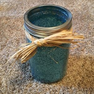 Hand crafted 32 oz Ball mason jar