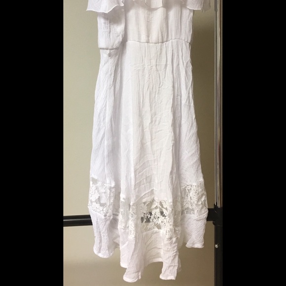 White Lace Summer Dress - Picture 4 of 4