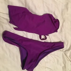 Purple bikini