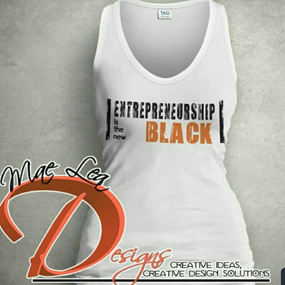 Entrepreneurship is the New Black Ladies Tank