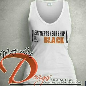 Entrepreneurship is the New Black Ladies Tank