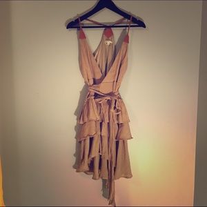 Ruffle Wrap Dress