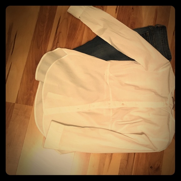White shirt from Loft