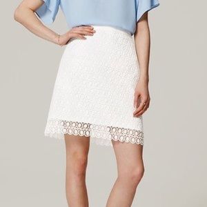 LOFT Circle Lace Skirt