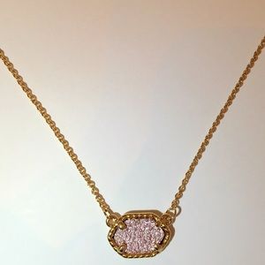Pink and Gold Elisa Collar Necklace