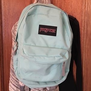 Light blue Jansport Backpack