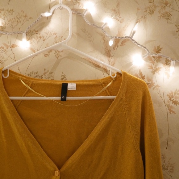 H&M Sweaters - Mustard Yellow Cardigan