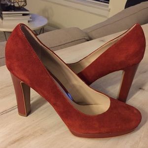 Franco Sarto Suede Pumps