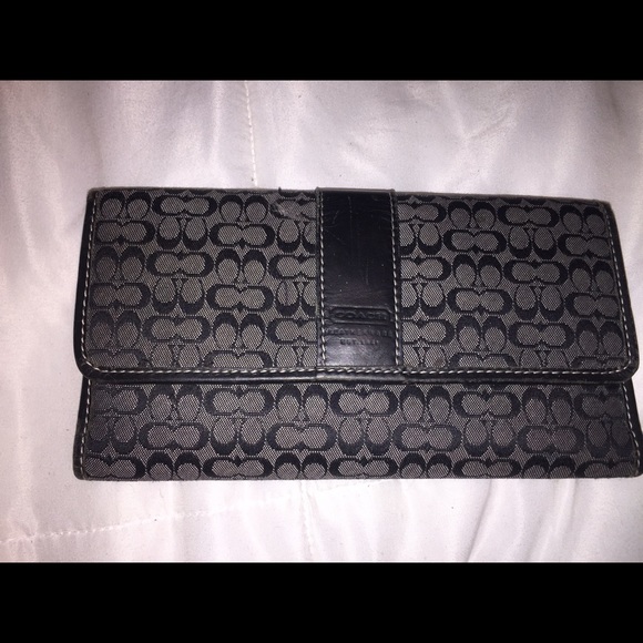 Black Coach wallet