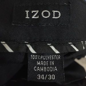 Izod black pants for men size 34/30 good condition