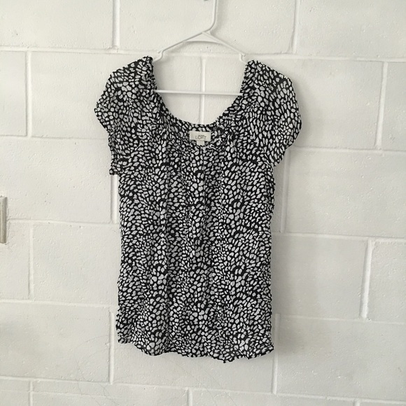 Loft Ann Taylor Top Sheer Size M