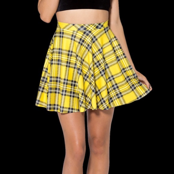 Plaid Skirts Yellow And Silver Yellow Tartan Skater Skirt 2025