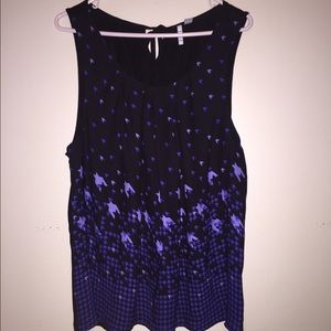 🎉Final Price Drop🎉Elle Pleat Neck Tank Size XL