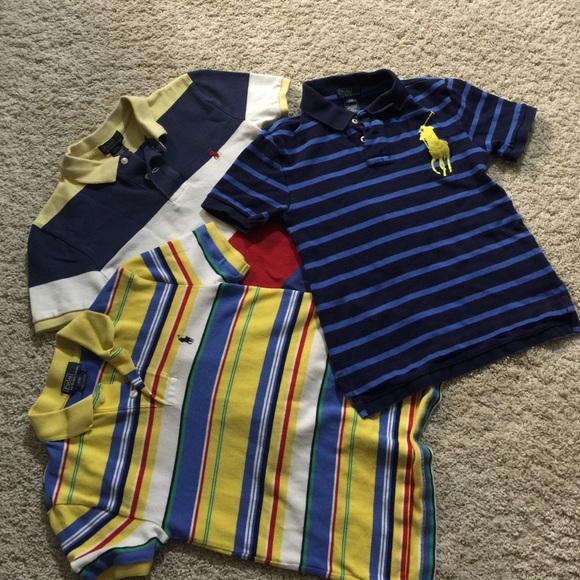 Ralph lauren boy shirts bundle size 8