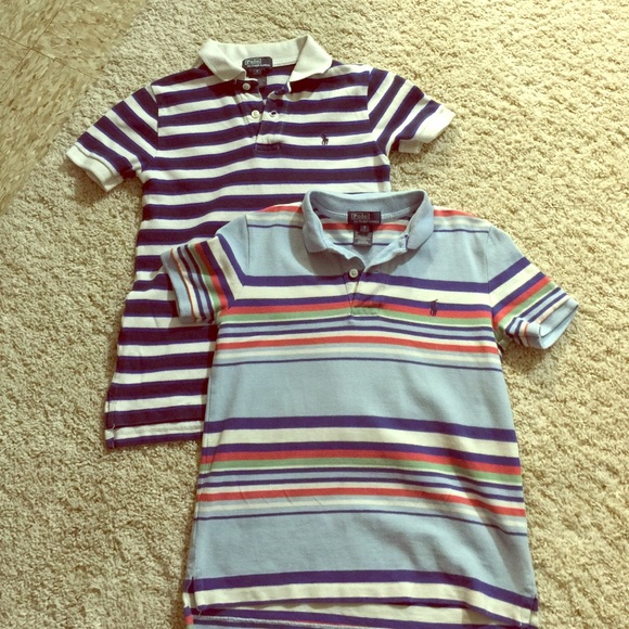 Ralph lauren boys polo shirts set size 7