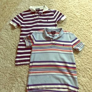 Ralph lauren boys polo shirts set size 7