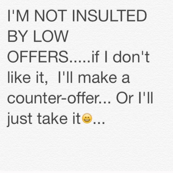 I love offers