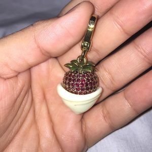 Strawberry juicy couture charm